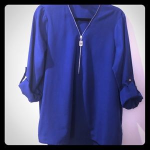 Versatile Michael Kors Tunic with Front Zipper